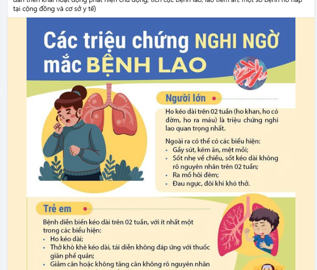 Các triệu chứng nghi ngờ mắc bệnh lao