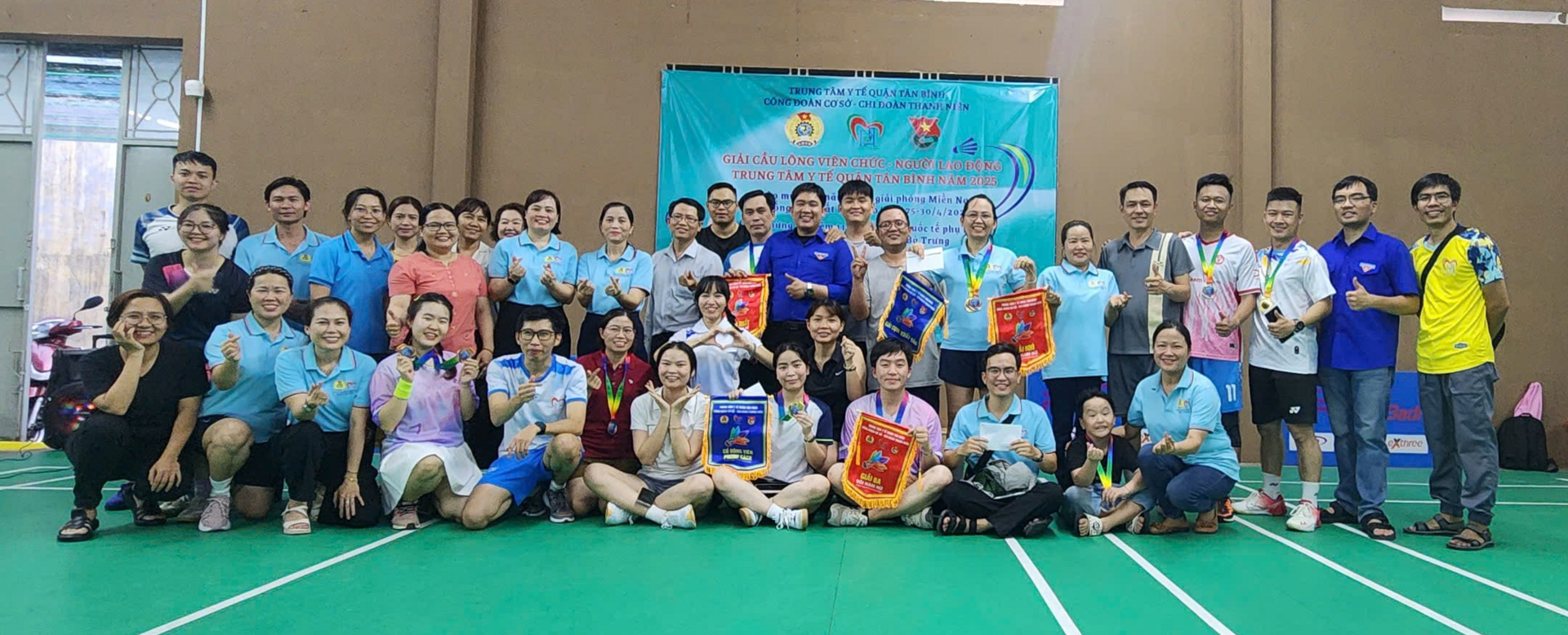 TRUNG TÂM Y TẾ TỔ CHỨC “GIẢI CẦU LÔNG VIÊN CHỨC - NGƯỜI LAO ĐỘNG NĂM 2025”