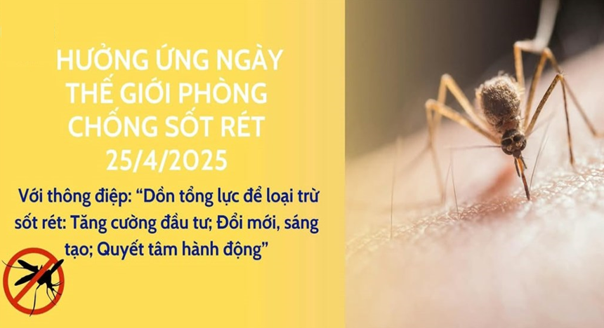 HƯỞNG ỨNG NGÀY THẾ GIỚI PHÒNG, CHỐNG SỐT RÉT 25/4