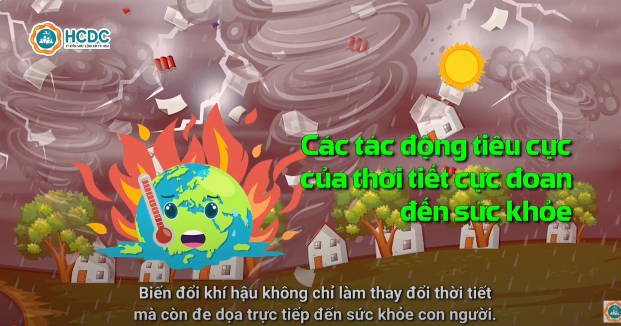 HCDC | Các tác động tiêu cực của thời tiết cực đoan đến sức khỏe