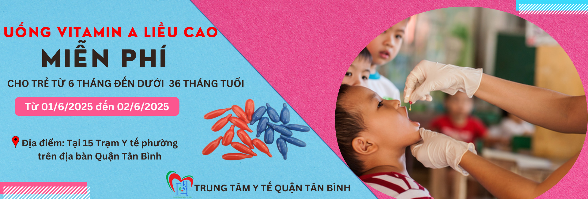 TÂN BÌNH TRIỂN KHAI CHIẾN DỊCH BỔ SUNG VITAMIN A LIỀU CAO ĐỢT 1 NĂM 2025