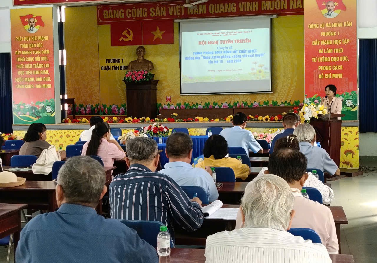 PHƯỜNG 1 TRUYỀN THÔNG HƯỞNG ỨNG NGÀY THẾ GIỚI PHÒNG, CHỐNG THUỐC LÁ (31/5) VÀ NGÀY ASEAN PHÒNG, CHỐNG SỐT XUẤT HUYẾT (15/6) NĂM 2025