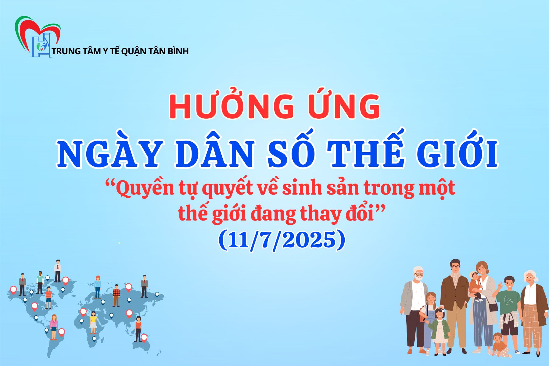 Hưởng ứng Ngày Dân số thế giới – World Population Day (11/7/2025)