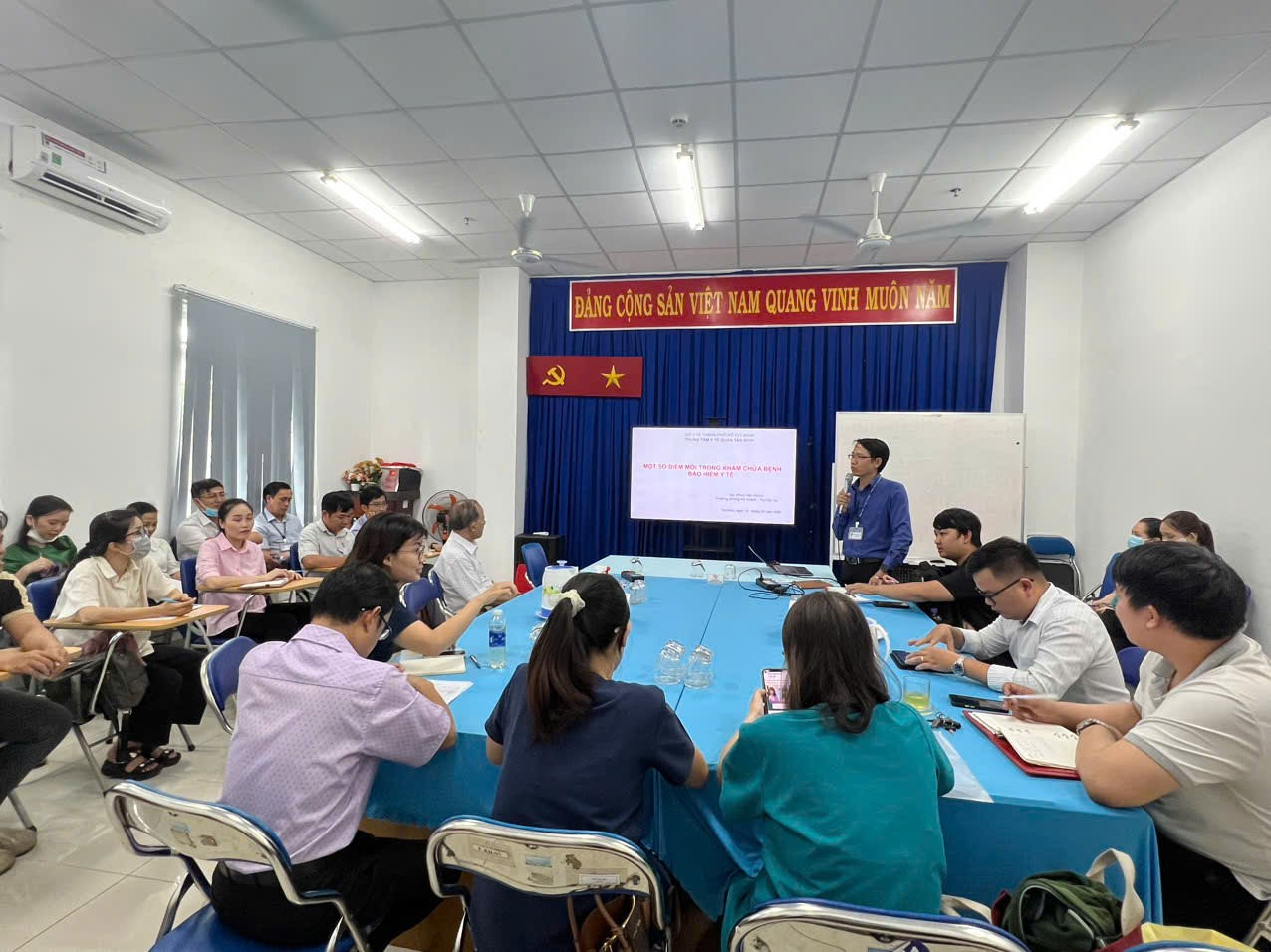 Trung tâm Y tế quận Tân Bình tổ chức tập huấn Luật số 51/2024/QH15 sửa đổi, bổ sung một số điều của Luật Bảo hiểm y tế