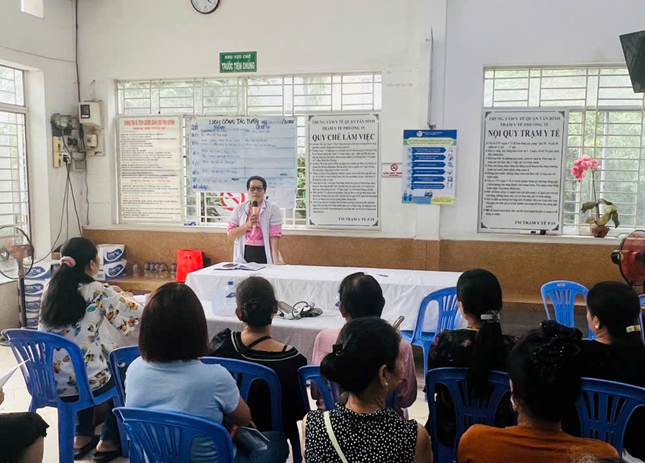 TRẠM Y TẾ PHƯỜNG 15 (CŨ) TỔ CHỨC HỌP TRIỂN KHAI HOẠT ĐỘNG CỘNG TÁC VIÊN SỨC KHỎE CỘNG ĐỒNG QUÝ 3 NĂM 2025