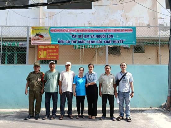 PHƯỜNG BẢY HIỀN XỬ LÝ Ổ DỊCH SỐT XUẤT HUYẾT TẠI KHU PHỐ 9