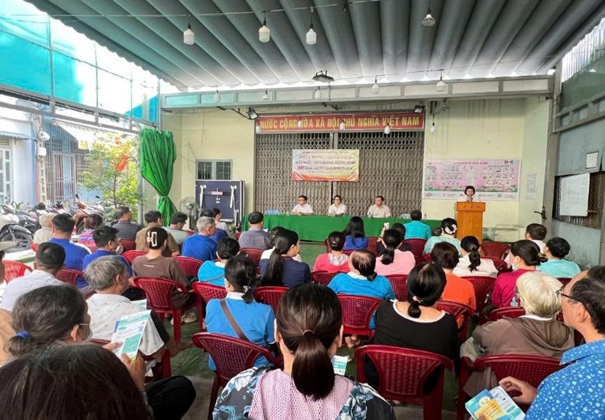 PHƯỜNG TÂN SƠN PHÁT ĐỘNG CHIẾN DỊCH DIỆT MUỖI –  DIỆT LĂNG QUĂNG PHÒNG BỆNH SỐT XUẤT HUYẾT  VÀ BỆNH CHIKUNGUNYA