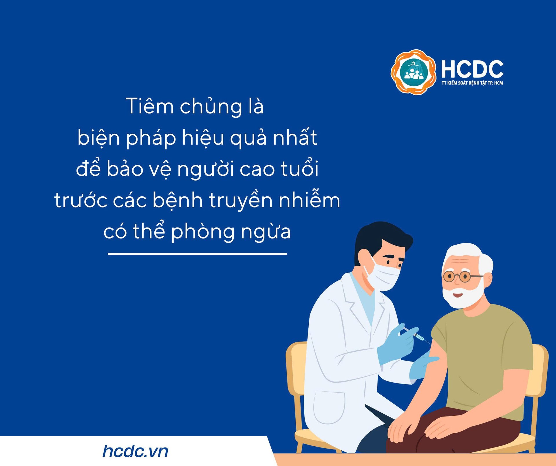 Tiêm chủng: Lá chắn bảo vệ người cao tuổi và người có bệnh nền