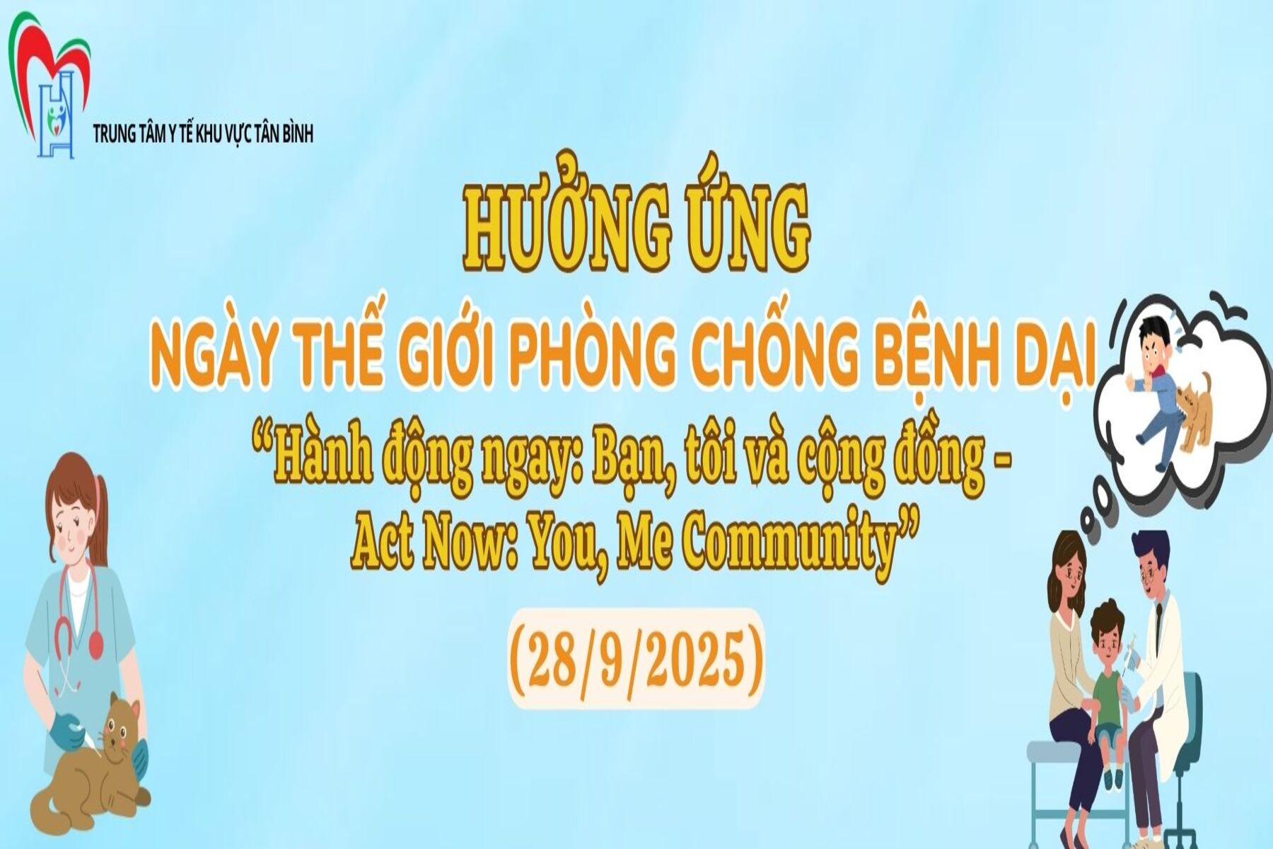 Hưởng ứng Ngày Thế giới phòng chống bệnh dại - World Rabies Day (28/9/2025)