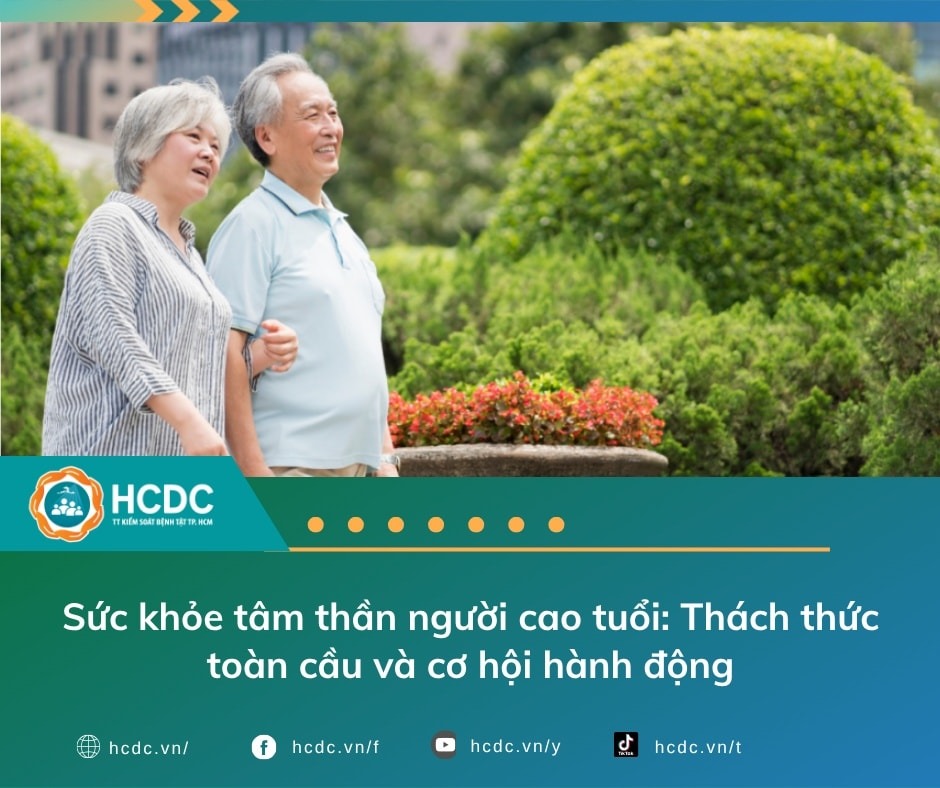 Sức khỏe tâm thần người cao tuổi: Thách thức toàn cầu và cơ hội hành động