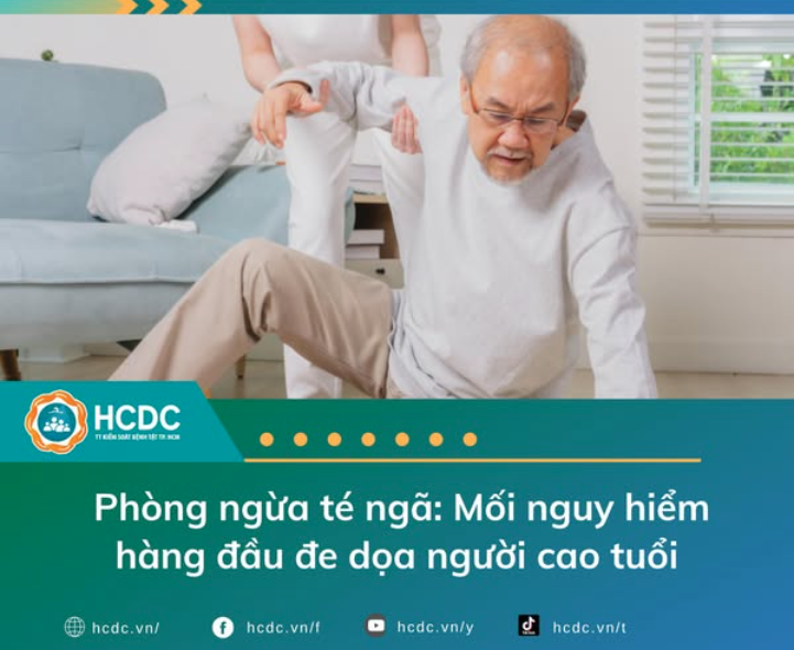 Phòng ngừa té ngã: Mối nguy hiểm hàng đầu đe dọa người cao tuổi