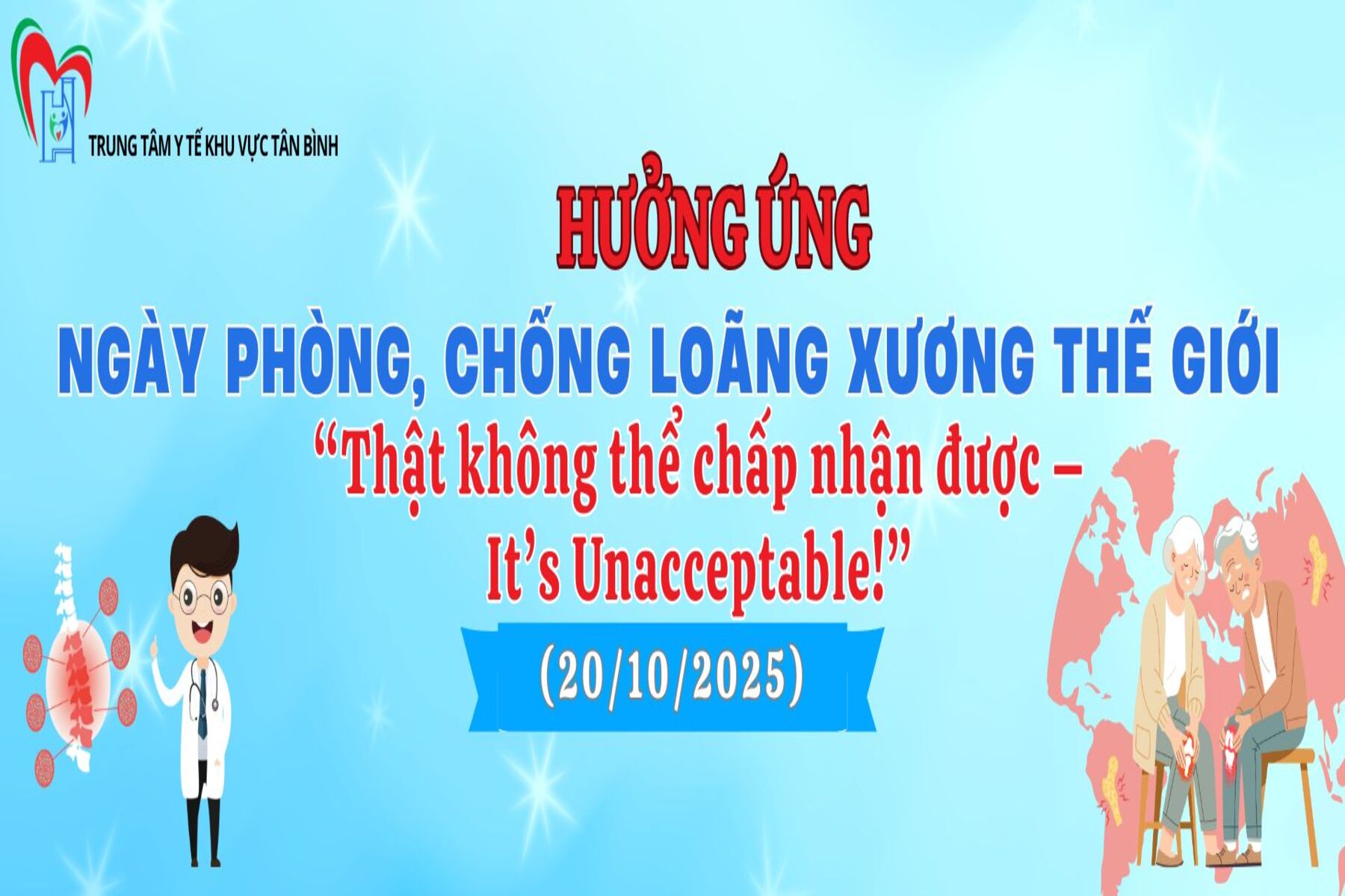Hưởng ứng ngày Phòng, chống loãng xương thế giới (20/10/2025)