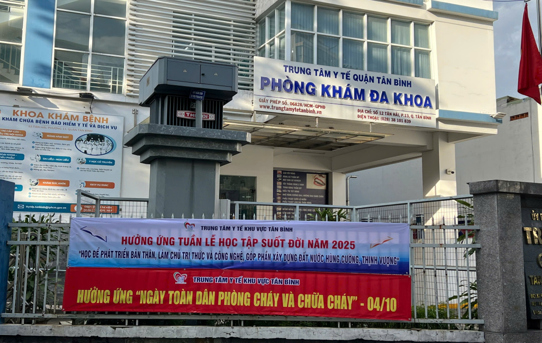 TRUNG TÂM Y TẾ KHU VỰC TÂN BÌNH HƯỞNG ỨNG TUẦN LỄ HỌC TẬP SUỐT ĐỜI NĂM 2025