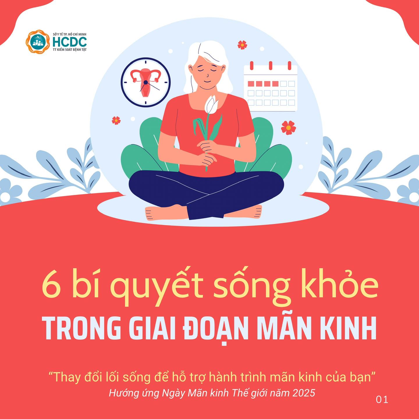 6 bí quyết sống khỏe trong giai đoạn mãn kinh