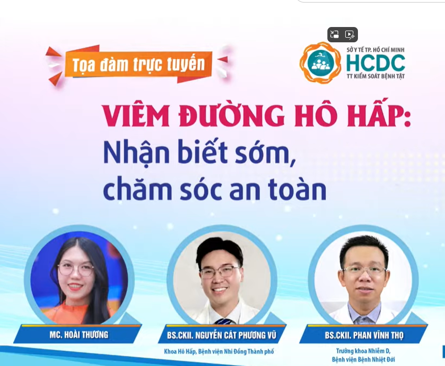 Viêm đường hô hấp: Nhận biết sớm, chăm sóc an toàn