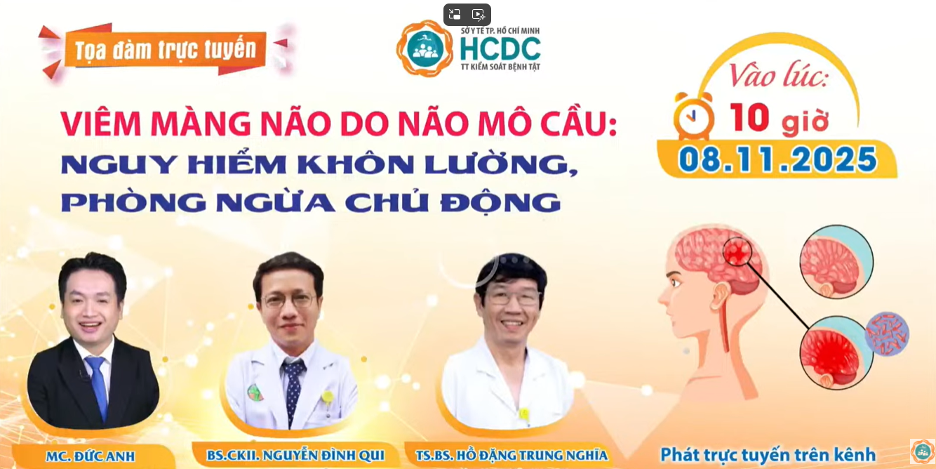 Viêm màng não do não mô cầu: Nguy hiểm khôn lường, phòng ngừa chủ động