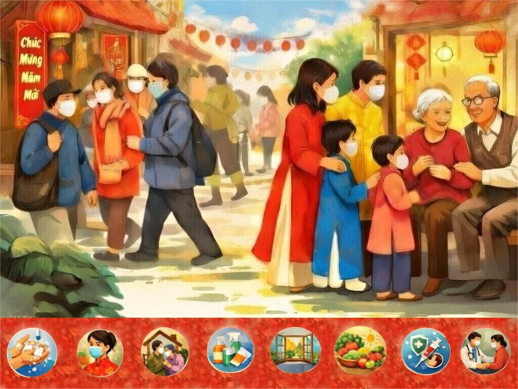 Chủ động phòng bệnh viêm đường hô hấp cấp dịp Tết Nguyên Đán