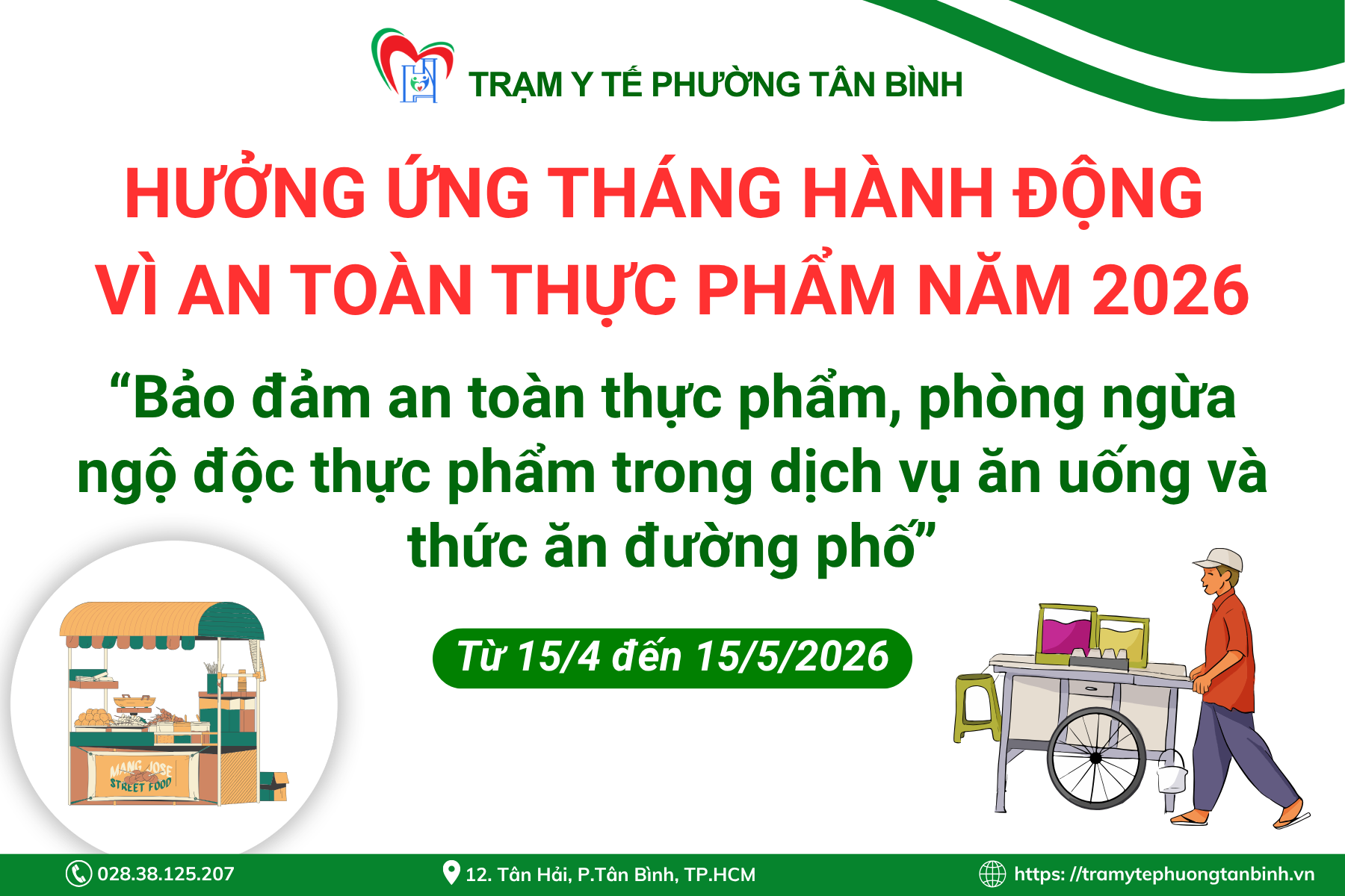 HƯỞNG ỨNG THÁNG HÀNH ĐỘNG VÌ AN TOÀN THỰC PHẨM