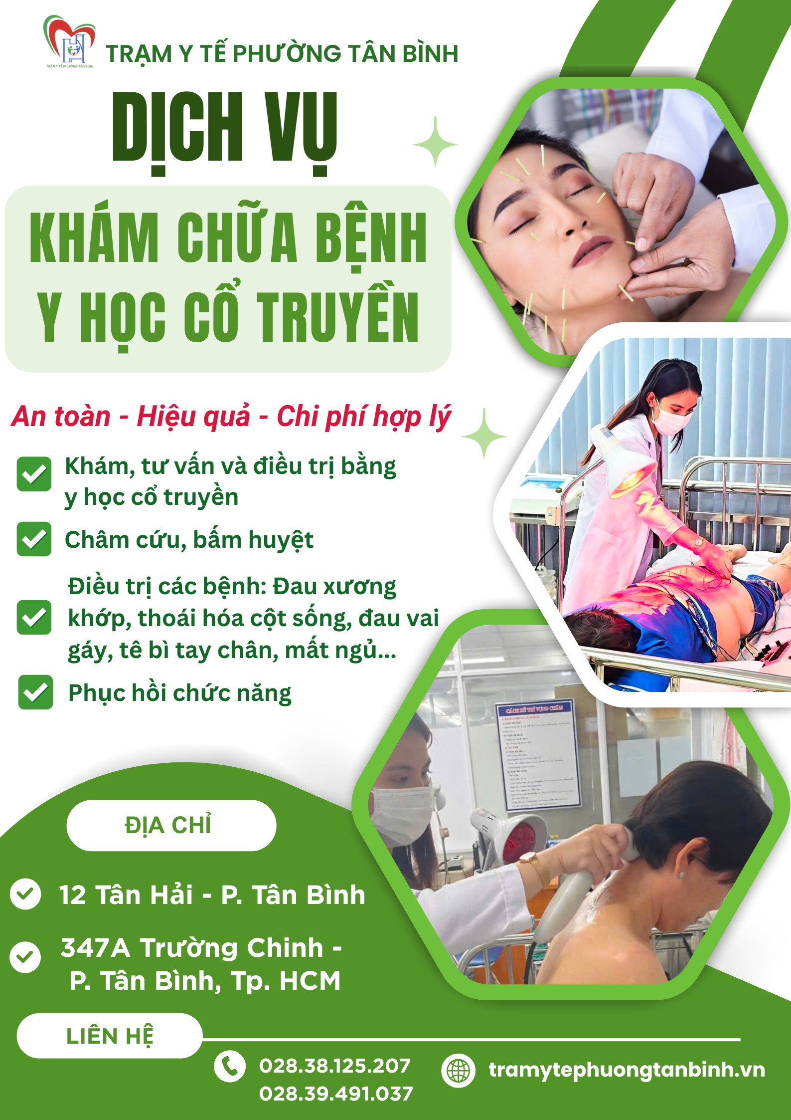 DỊCH VỤ KHÁM CHỮA BỆNH Y HỌC CỔ TRUYỀN