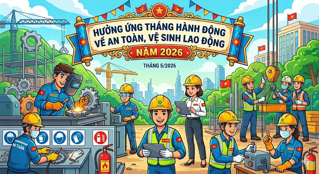 KHẨU HIỆU  Hưởng ứng Tháng hành động về an toàn, vệ sinh lao động