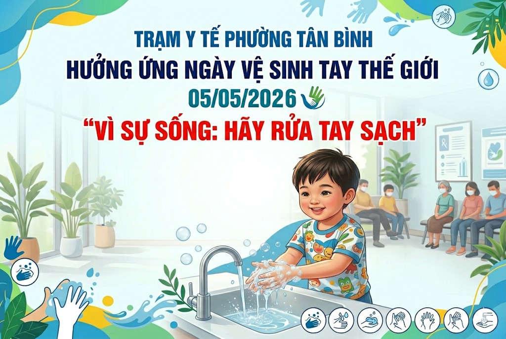 HƯỞNG ỨNG NGÀY VỆ SINH TAY THẾ GIỚI 05/5/2026