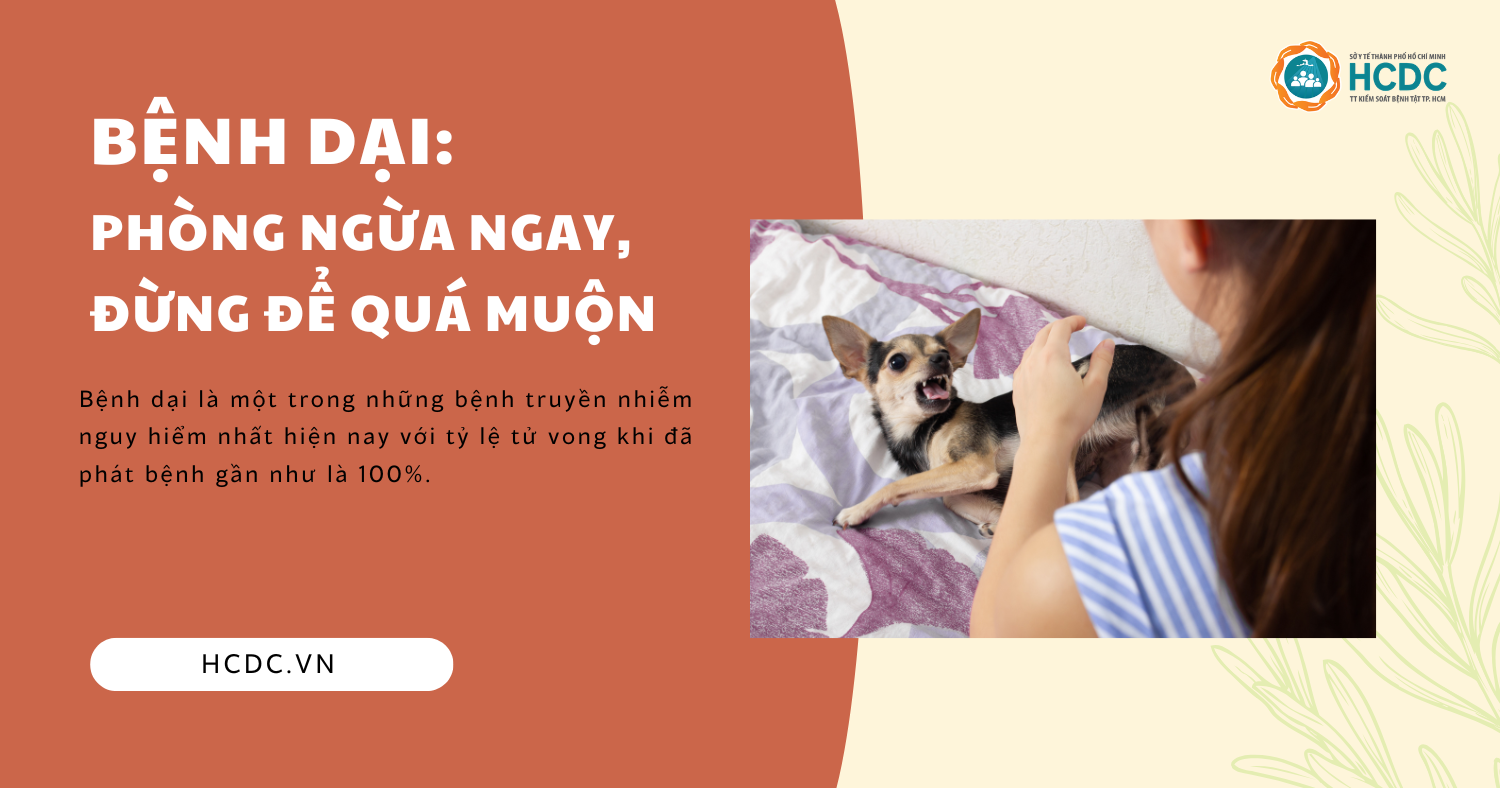 Bệnh dại: Phòng ngừa ngay, đừng để quá muộn