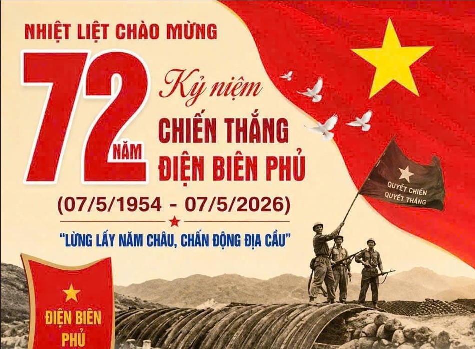 KỶ NIỆM 72 NĂM CHIẾN THẮNG ĐIỆN BIÊN PHỦ (07/5/1954 – 07/5/2026)