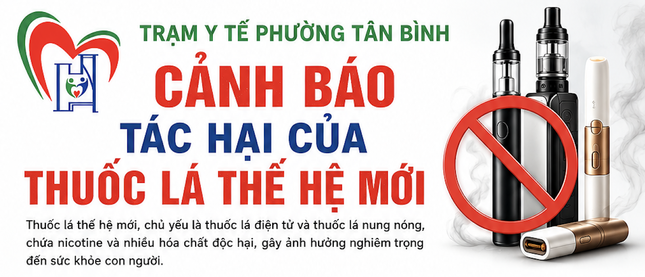 CẢNH BÁO TÁC HẠI CỦA THUỐC LÁ THẾ HỆ MỚI