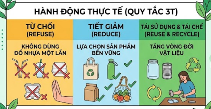 HÀNH TRÌNH GIẢM THIỂU RÁC THẢI NHỰA: BẮT ĐẦU TỪ NHỮNG THÓI QUEN NHỎ