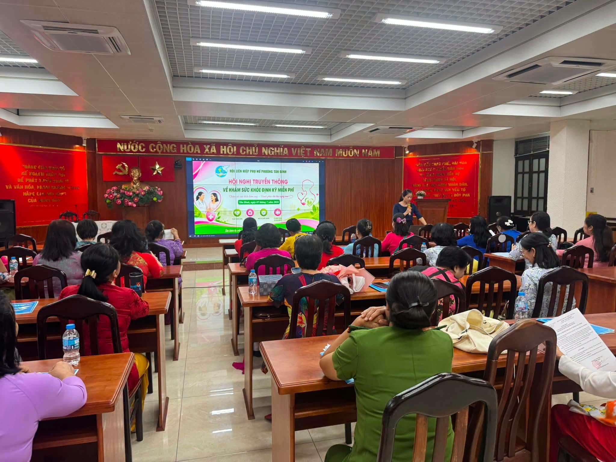 TRẠM Y TẾ PHƯỜNG TÂN BÌNH PHỐI HỢP HỘI LIÊN HIỆP PHỤ NỮ PHƯỜNG TỔ CHỨC TRUYỀN THÔNG VỀ KHÁM SỨC KHỎE ĐỊNH KỲ MIỄN PHÍ NĂM 2026