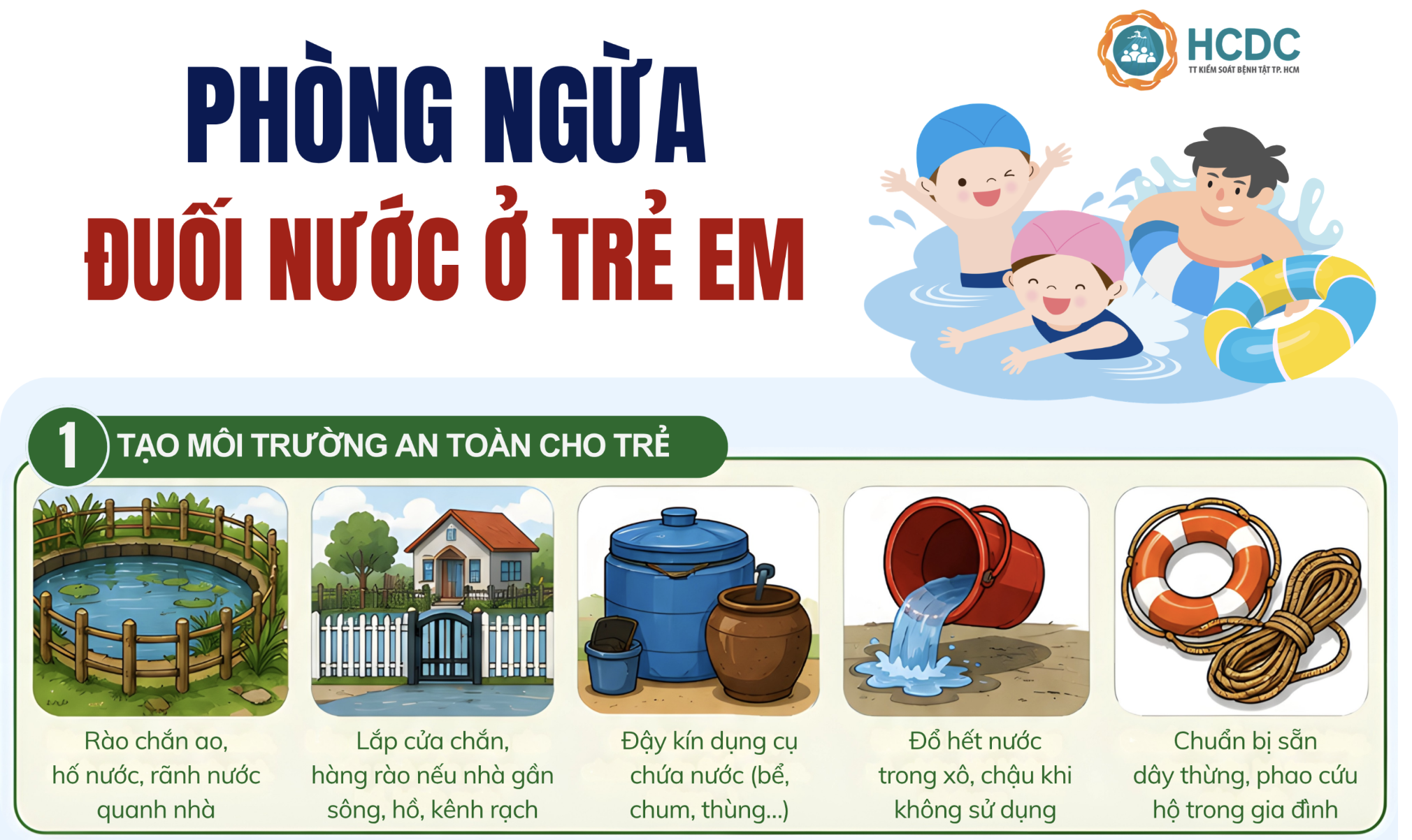 Phòng ngừa đuối nước ở trẻ em