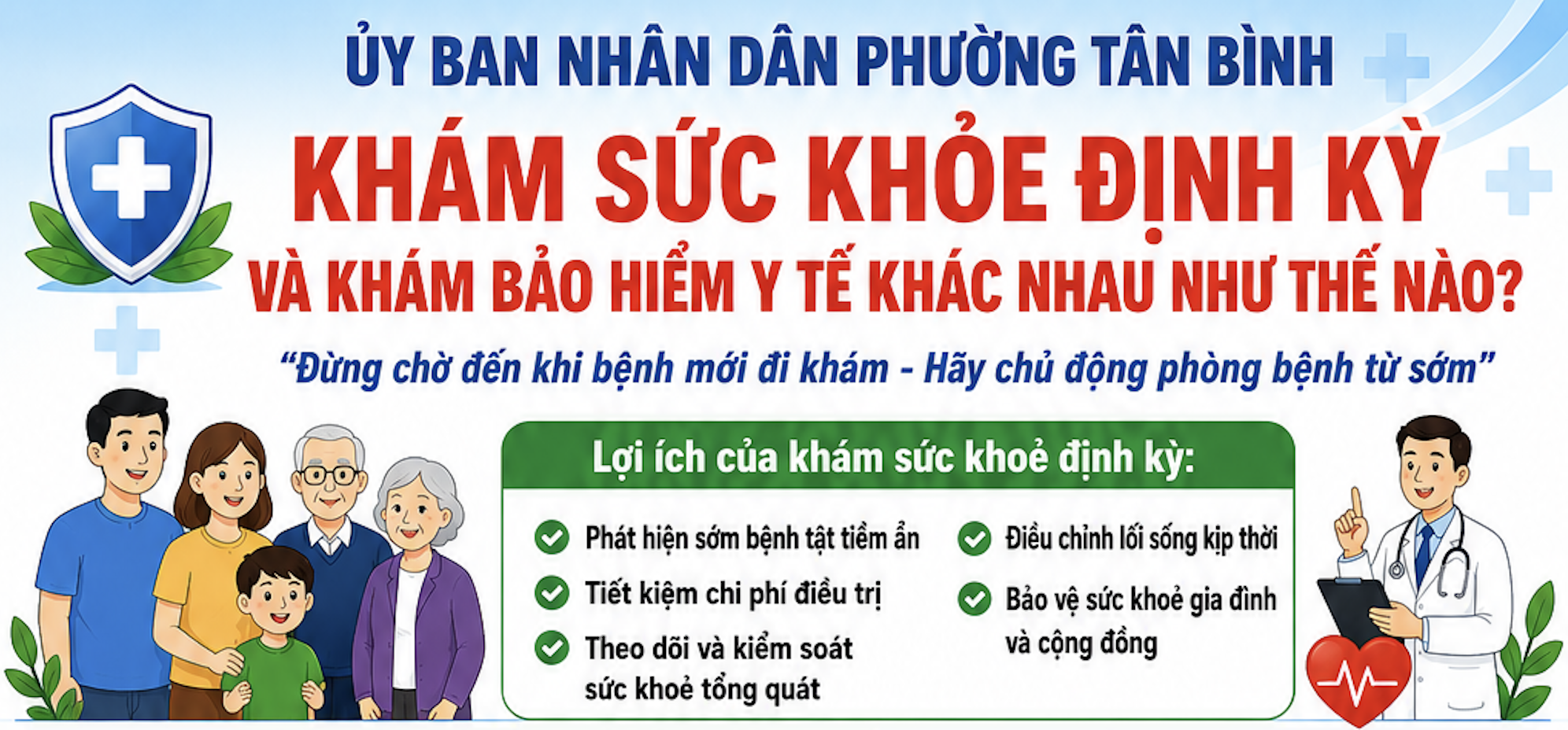 KHÁM SỨC KHỎE ĐỊNH KỲ VÀ KHÁM BẢO HIỂM Y TẾ KHÁC NHAU NHƯ THẾ NÀO?
