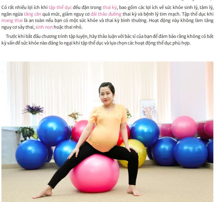 Tập thể dục khi mang thai như thế nào là an toàn