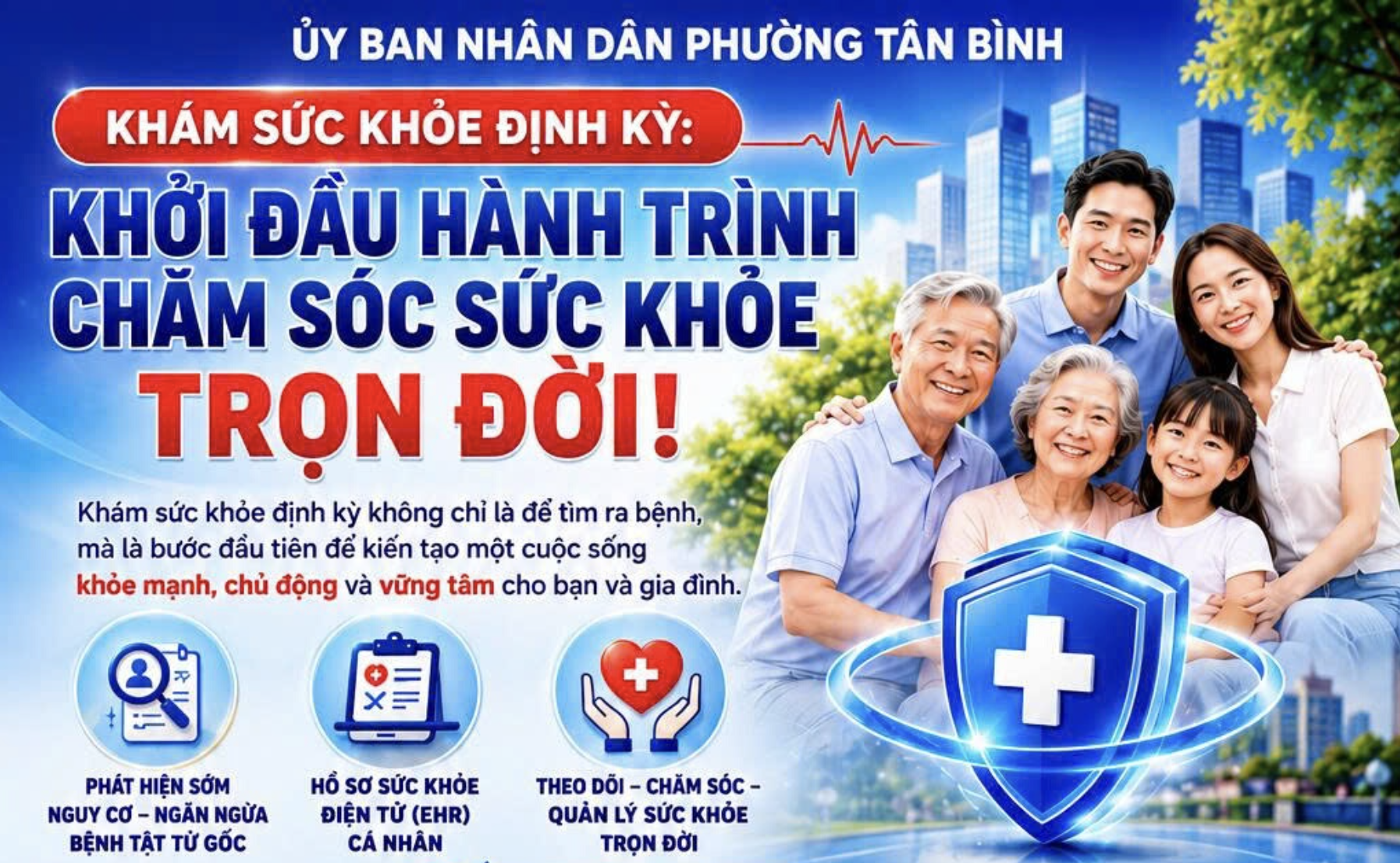 KHÁM SỨC KHỎE ĐỊNH KỲ – KHỞI ĐẦU HÀNH TRÌNH CHĂM SÓC SỨC KHỎE TRỌN ĐỜI!
