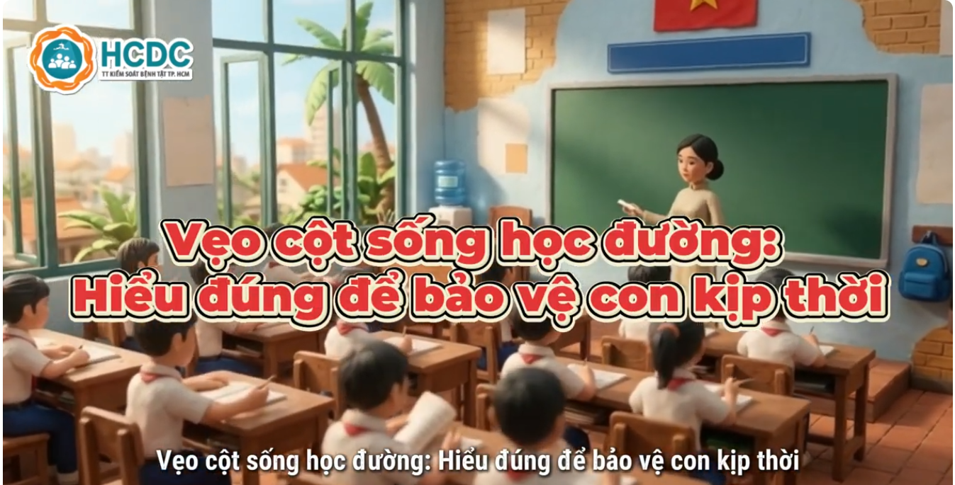 Vẹo cột sống học đường: Hiểu đúng để bảo vệ con kịp thời