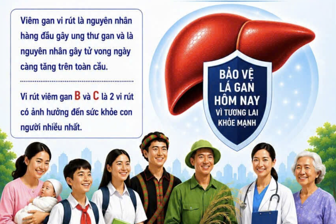TĂNG TỐC HÀNH ĐỘNG LOẠI TRỪ VIÊM GAN VI RÚT VÀ NGĂN NGỪA UNG THƯ GAN
