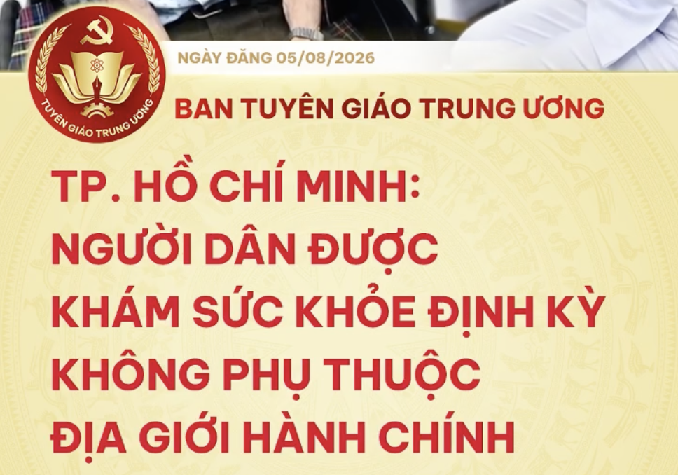 KHÁM SỨC KHỎE ĐỊNH KỲ KHÔNG PHỤ THUỘC ĐỊA GIỚI HÀNH CHÍNH TẠI TP. HỒ CHÍ MINH