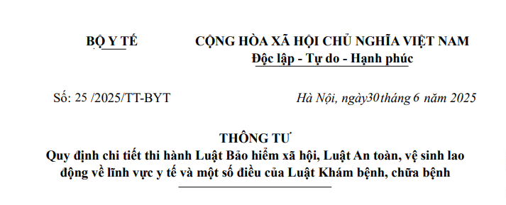 Thông tư 25_2025_TT-BYT của Bộ Y tế _ CSDL quốc gia về pháp luật
