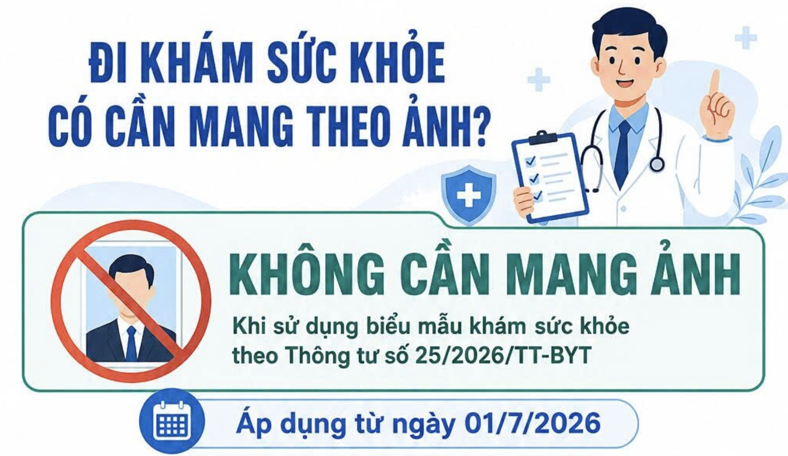 Đi khám sức khỏe có cần mang theo ảnh hay không?