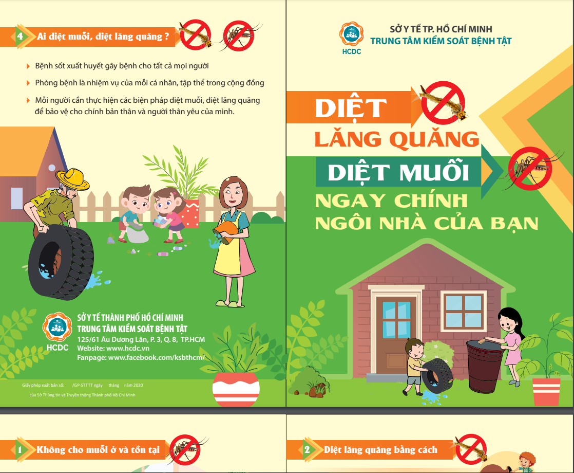 Diệt lăng quăng diệt muỗi ngay chính ngôi nhà của bạn