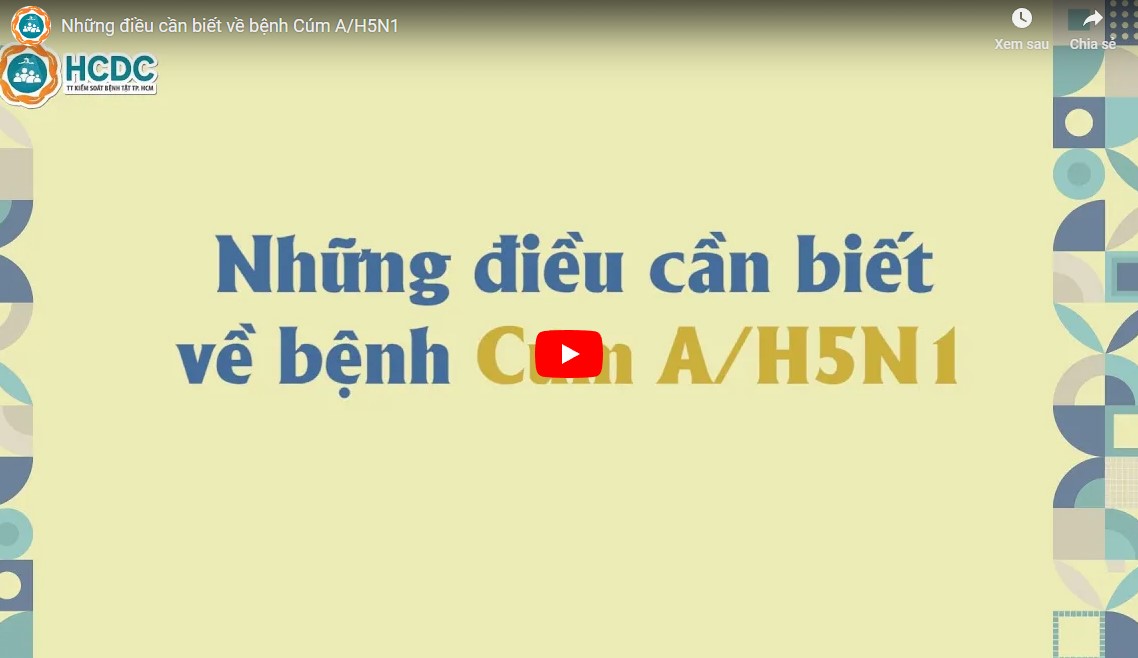 Những điều cần biết về bệnh Cúm A/H5N1