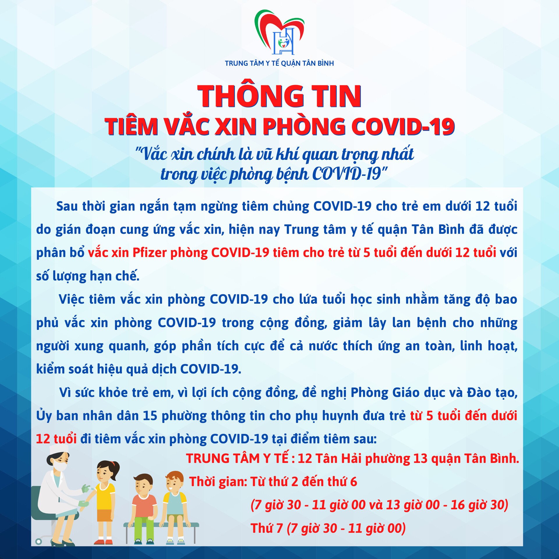 Thông tin tiêm vacxin phòng Covid-19