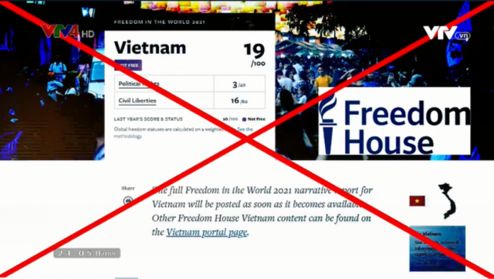 Freedom House: quan tâm tự do, dân chủ, nhân quyền hay cổ súy các hoạt động gây bất ổn định chính trị – xã hội
