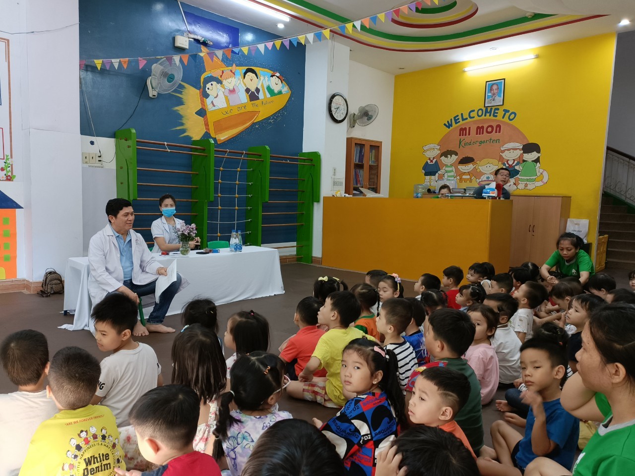 Trạm y tế Phường 1 tổ chức khám sức khỏe khối mầm non đợt 2 năm học 2022 – 2023