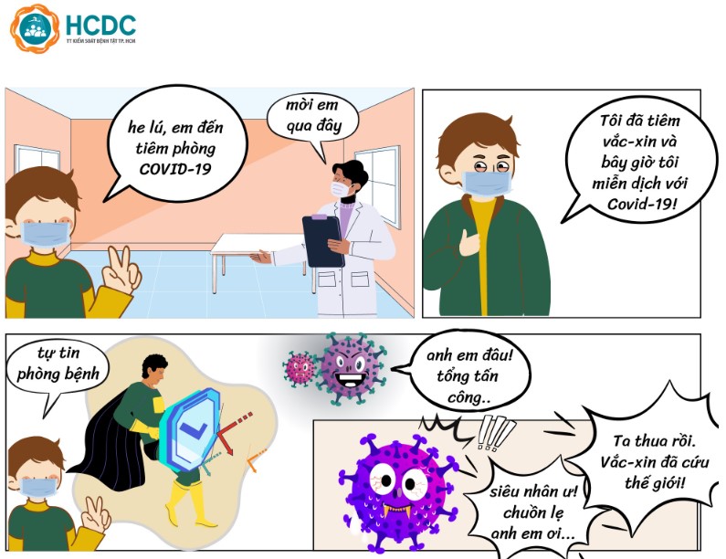 Truyện tranh: Tiêm nhắc đúng lịch - Duy trì miễn dịch