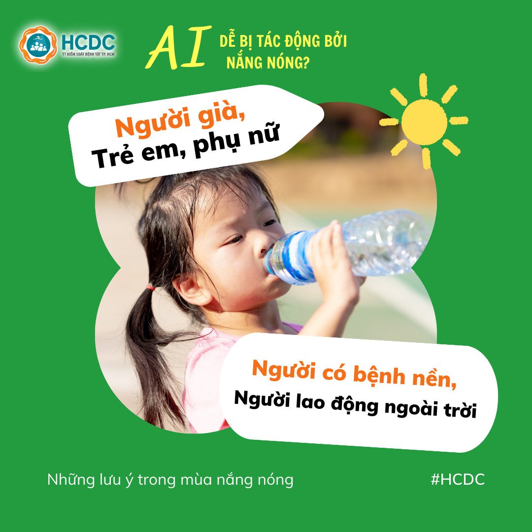 Những lưu ý về sức khỏe trong mùa nắng nóng