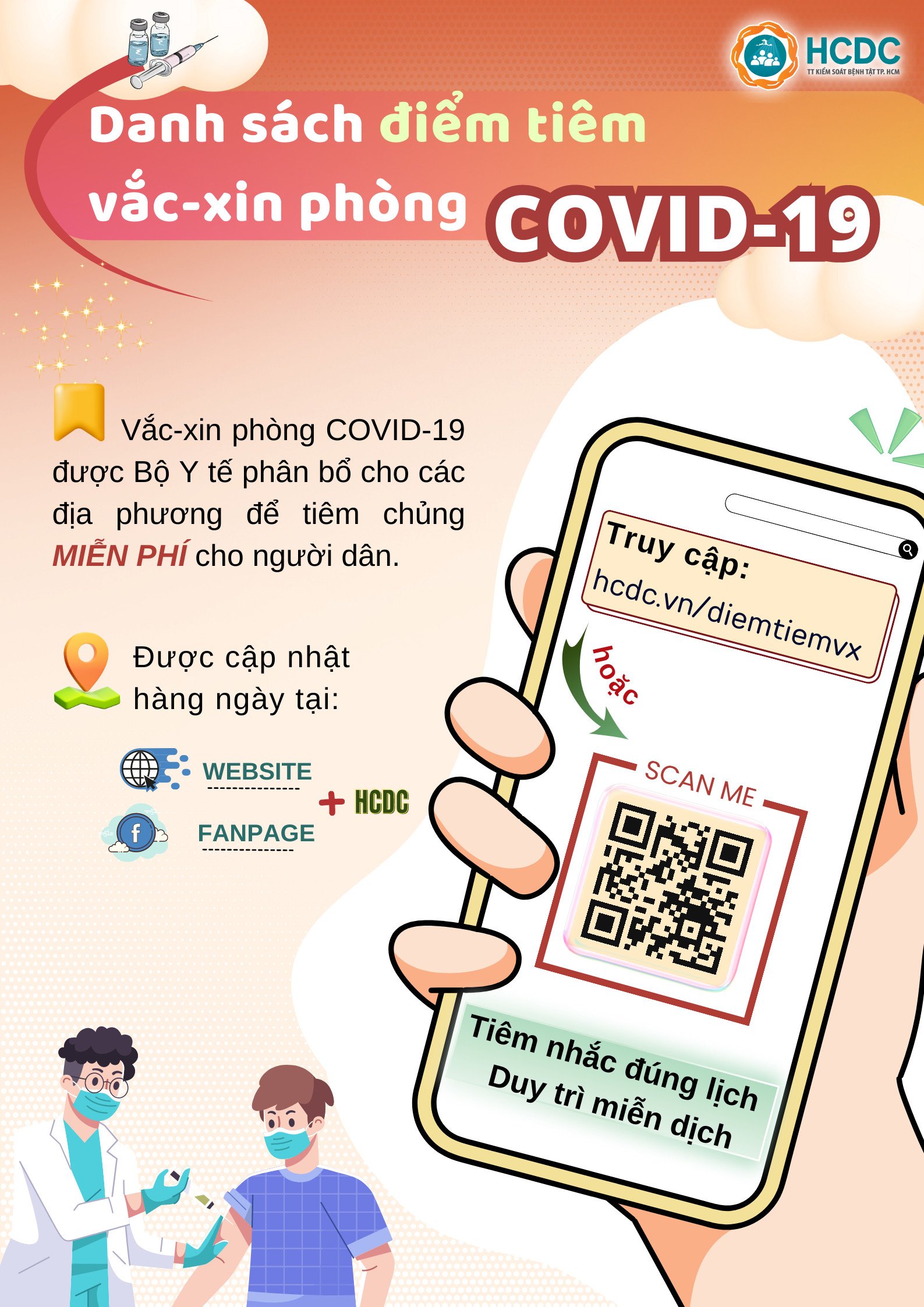 Tiêm nhắc đúng lịch - Duy trì miễn dịch