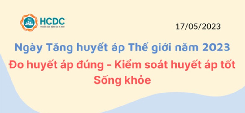 Ngày Tăng huyết áp Thế giới năm 2023: Đo huyết áp đúng - Kiểm soát huyết áp tốt - Sống khỏe