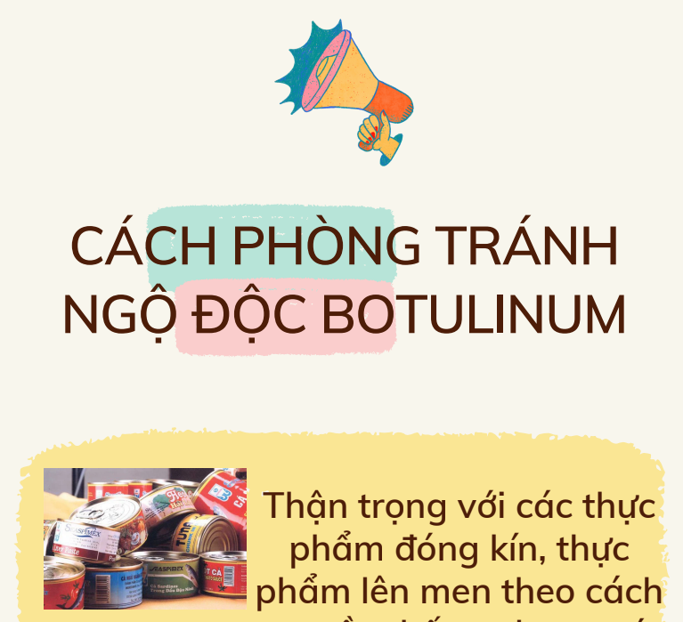 Cách phòng tránh ngộ độc Botulinum