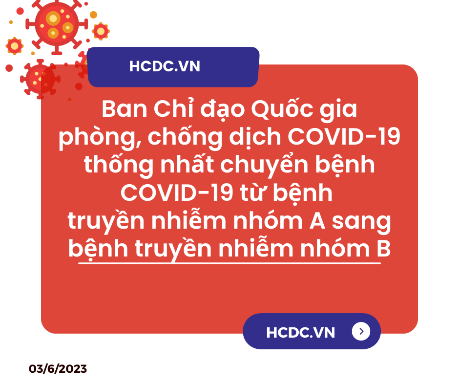 COVID-19 đủ điều kiện chuyển từ bệnh truyền nhiễm nhóm A sang bệnh truyền nhiễm nhóm B